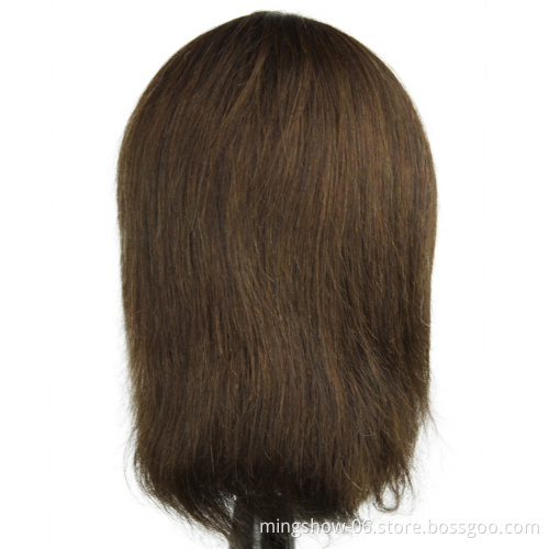 Cheap price Wholesale male human real hair practice training mannequin head with mustache